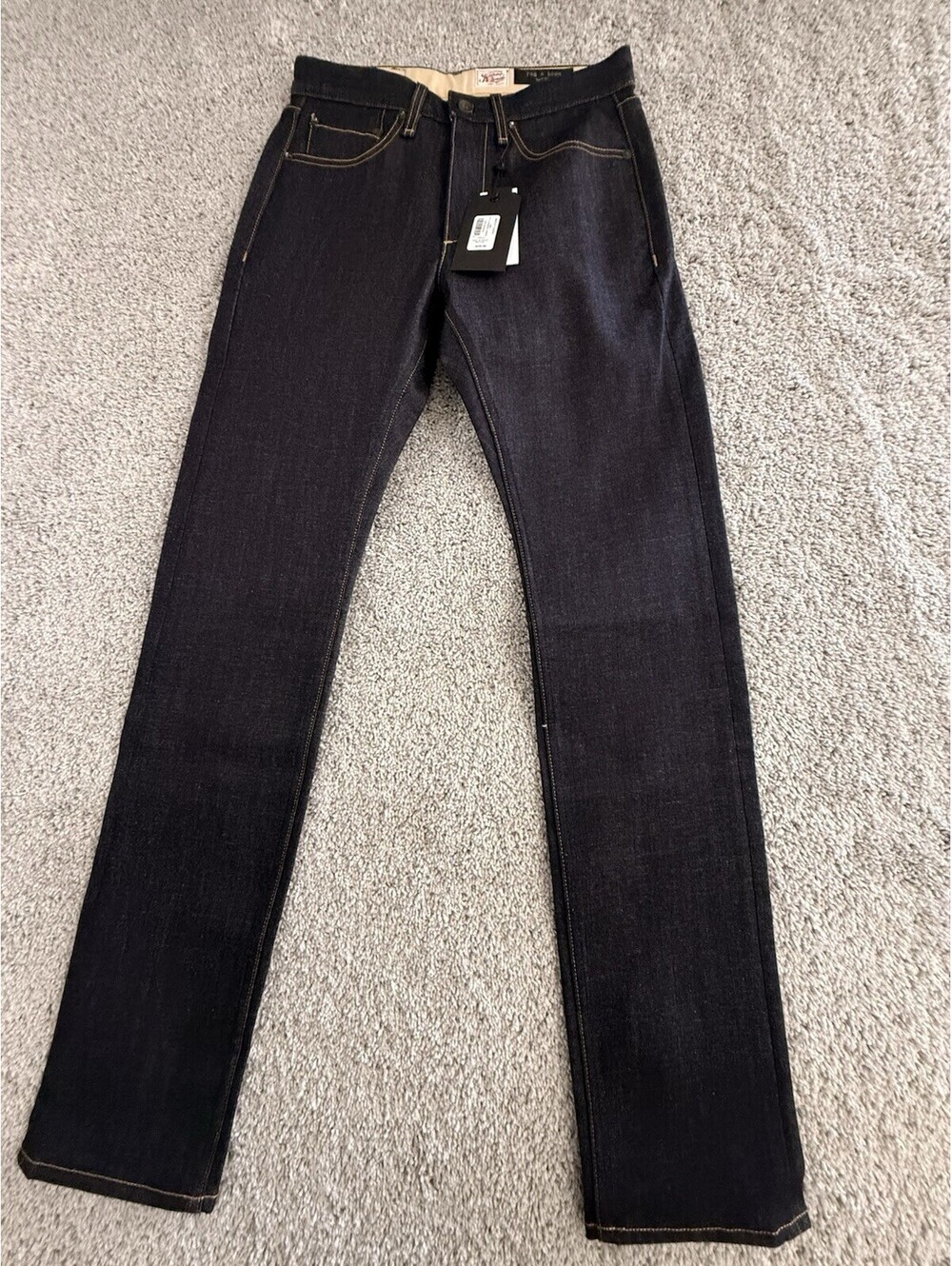 NWT Rag & Bone Raw Authentic Jeans Size 4 28 X 32 Blue Women’s Straight